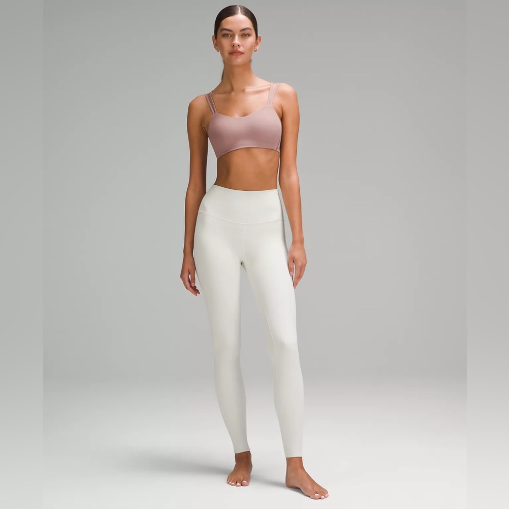 FEW LEFT*** NWT RARE Lululemon Align High-Rise Pants 25” in Bone size 4